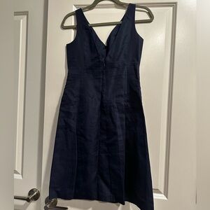 J. Crew Dark Blue Shift Dress, 6p